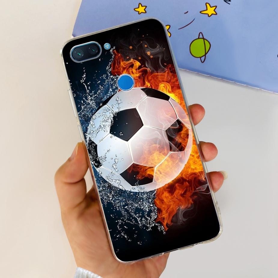 For Xiaomi Mi 8 Lite Case Cute Painted Cover Clear Silicone Phone Case For Xiaomi Mi 8 Lite 8Lite Back Cover 6.26'' Fundas Coque