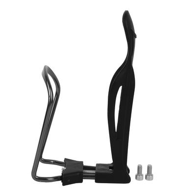 Alliage d'aluminium Réglable Porte-bouteille d'eau de vélo Cyclisme Vélo Support de montage Accessoire Noir