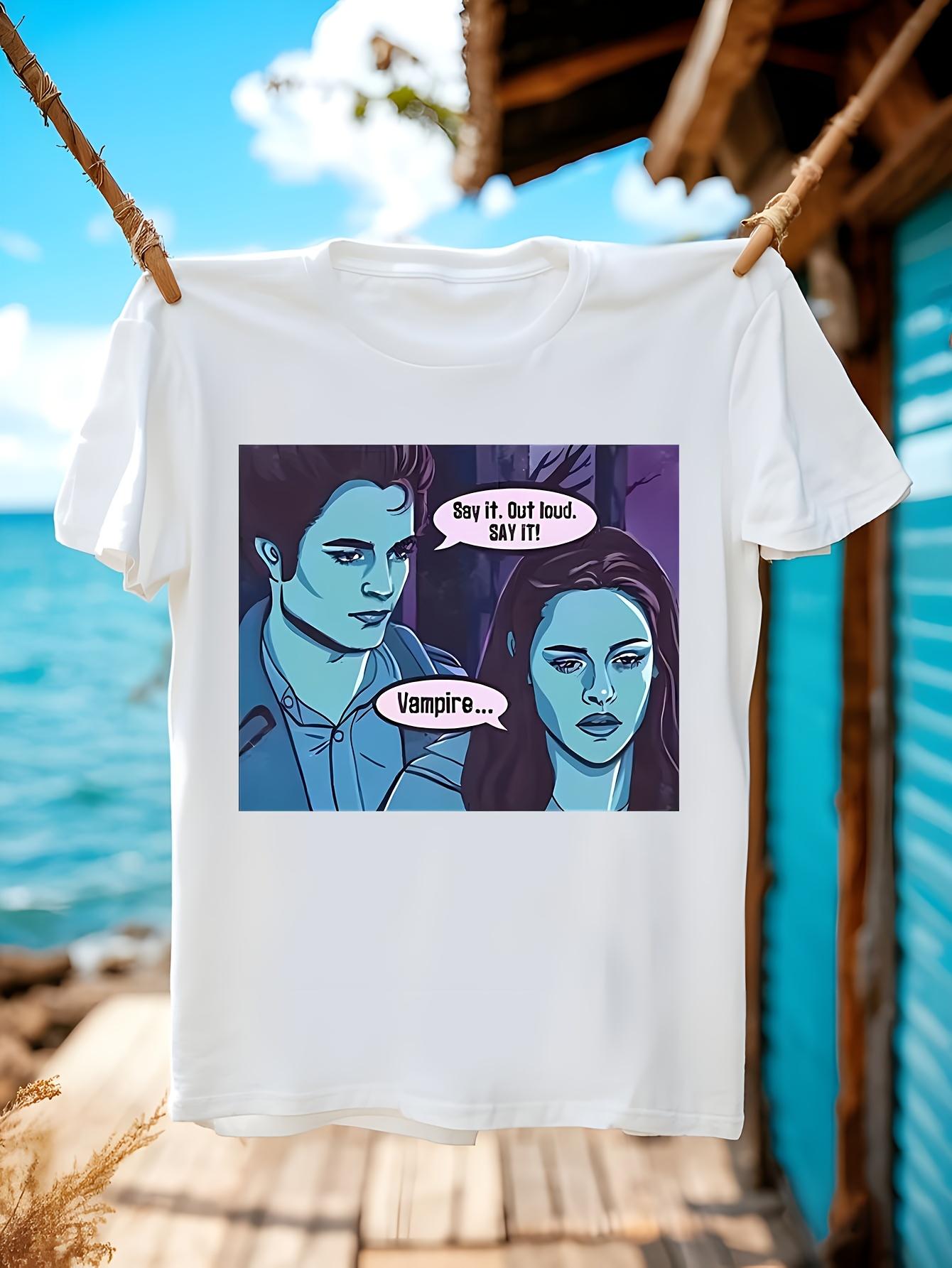 Edward Cullen Vampire Graphic Tshirt Graphic Tshirt XXL