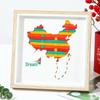 DIY Bamboo Weaving Kit: Intangible Cultural Heritage Craft for Kids & Parent-Child Activity, Perfect as a New Year's Day Photo Frame Gift.
