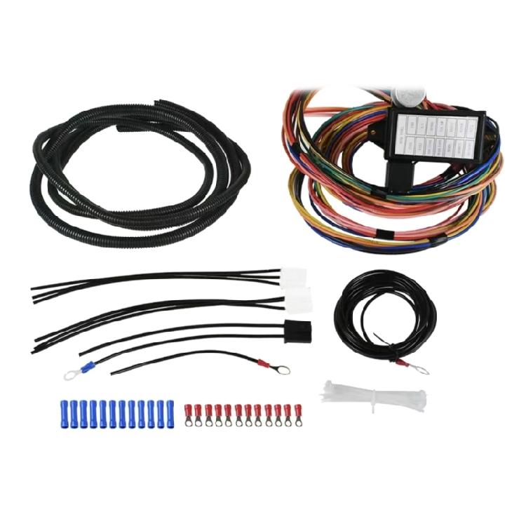 Universal Wire Harness Muscle Hot Rod Street Rat Voltage-Circuit Fuse Box Tool