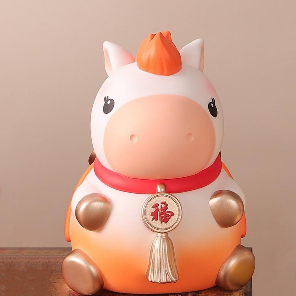 Decorative Horse Year Piggy Bank Anti Drop Horse Piggy Bank Ornament  New Year Gifts