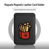 Happy Fries Cartoon Card Slot Door Case for iPhone 17 Pro, 14 Pro Max, and 11/12/13