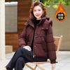 Hooded Cotton-padded Clothes New Winter Small Thickened Cotton-padded Jackets Warm Cotton-padded Jackets Women