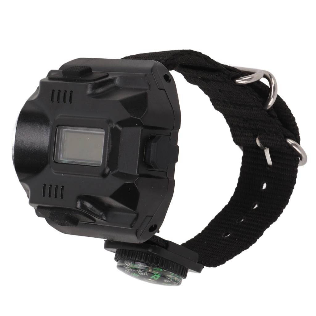 Outdoor Wrist Watch Torch Light USB Rechargeable LED Wrist Watch Flashlight for Camping
