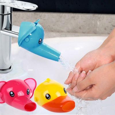 Rallonge de Robinet de Dessin Animé pour Enfants: Aide au lavage des mains résistante aux éclaboussures