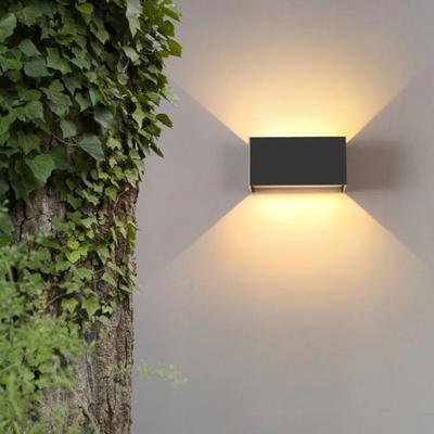 HOMZY Nordic Modern Wall Light 12W 24W IP65 Waterproof LED Lamps Indoor Outdoor Wall Sconce Living Room Porch Bedroom Wall Lamp
