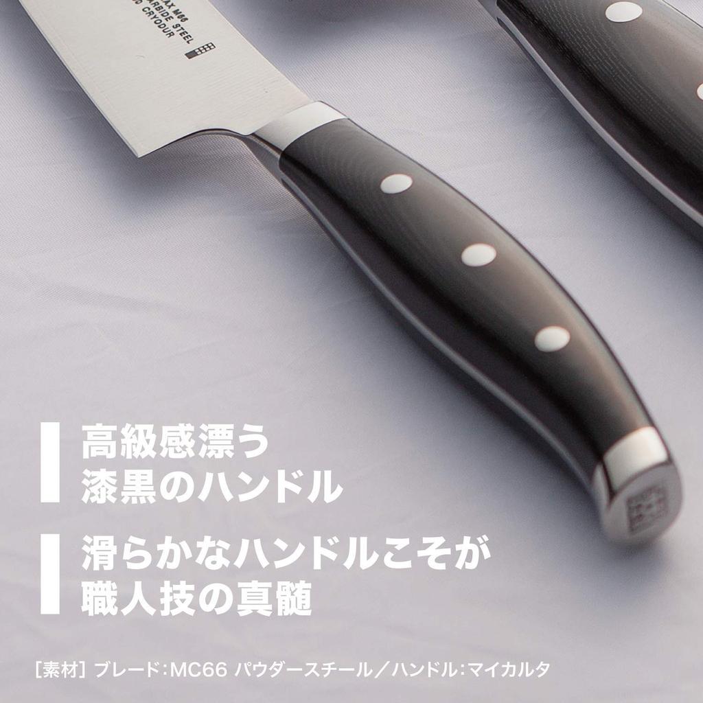 ZWILLING Twin Cermax M66 Petty Knife Made in Fruit Small Made in Seki Gifu Japanese 130mm, Japan, Knife, Knife, 3-Layer Construction, City,