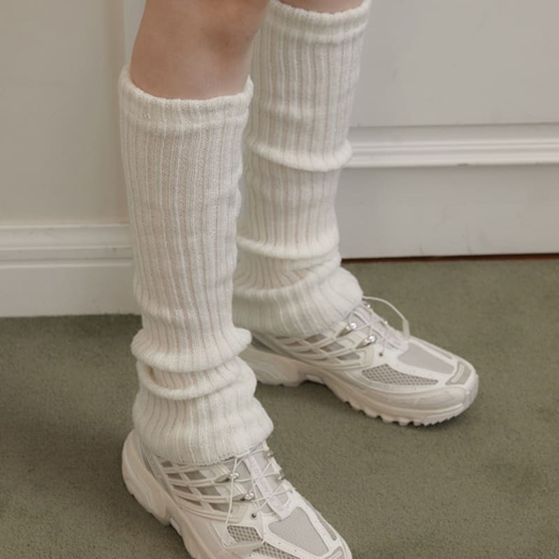 Tatiana Fluffy Knit Leg Warmers SC8089 2 Colors