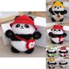 Bezaubernder Kawaii Plüsch Panda Schlüsselanhänger Weiches Niedliches Spielzeug Für Taschen Und Accessoires