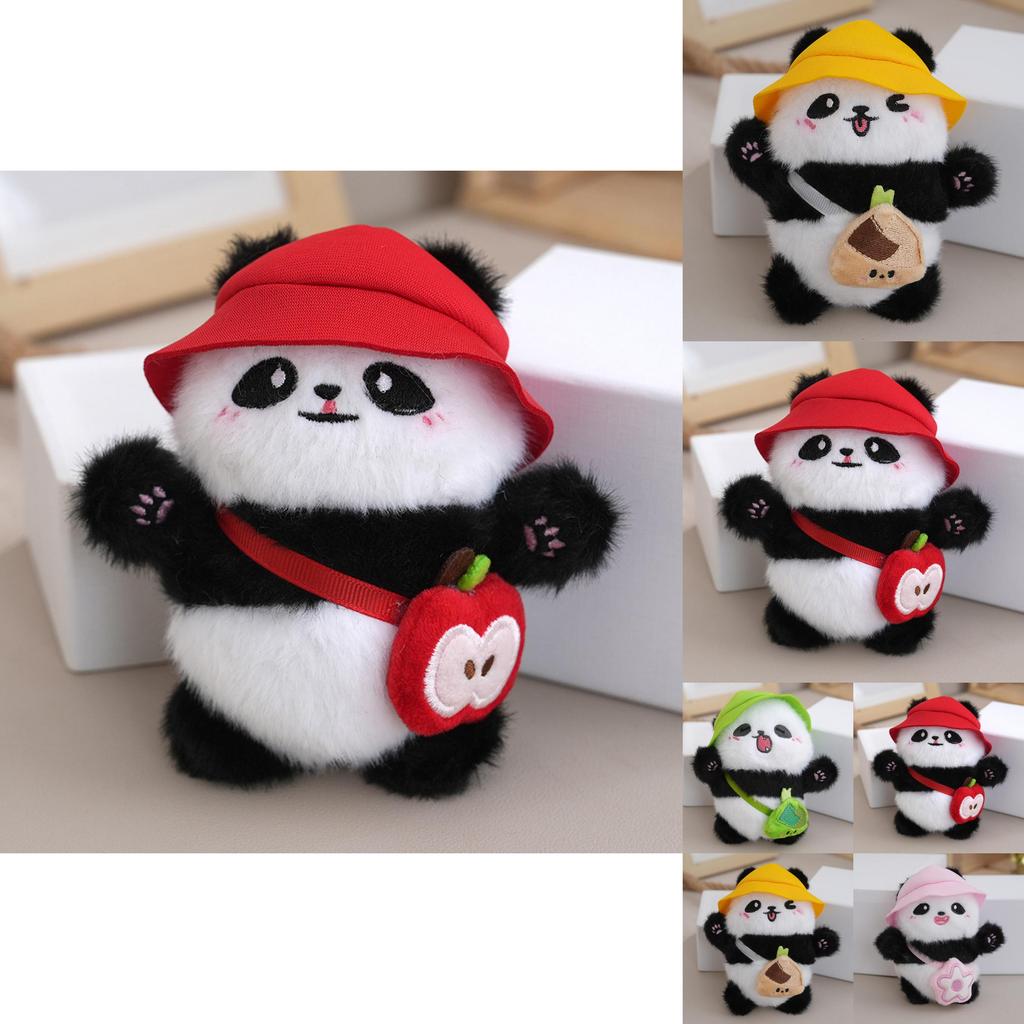 Bezaubernder Kawaii Plüsch Panda Schlüsselanhänger Weiches Niedliches Spielzeug Für Taschen Und Accessoires