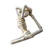 62KD Yogas Skull Figure Decoration Halloweens Decoration Commemorative Gift Holiday Atmospheres Resins Ornaments Crafts Home