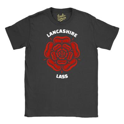 Lancashire Lass T Shirt Lancashire and Proud Birthday Christmas Gift