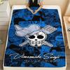 1PC One Piece Straw Hat Pirates Patterned Flannel Blanket Suitable For All Seasons For Home Decor Warmth And Comfort Gifts Holiday Present
