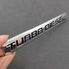 3D Chrom Metall Heckklappe Auto Abzeichen Logo Turbo Diesel Emblem Aufkleber Karosserie Aufkleber Klebeaufkleber Zubehör