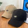 Fashion Hat autumn and winter warm Korean version of the new versatile letter embroidery woolen baseball cap fashion men's and women's sunshade cap