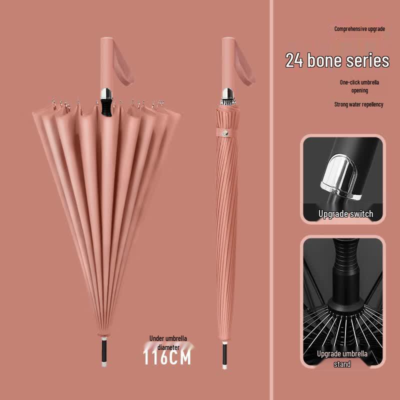 Handon Automatic 24-Rib Windproof Umbrella