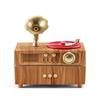Retro Gramophon Aroma Diffusor & Bluetooth Lautsprecher mit Fernbedienung - Ultraschall Luftbefeuchter & Heimdeko Geschenk