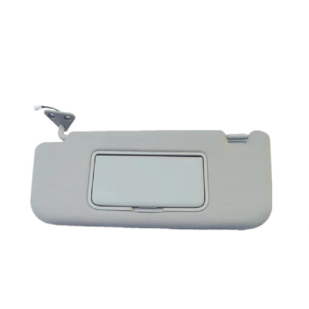 Козырек от солнца с зеркалом для макияжа с подсветкой Левый Правый Кожа Серый для JAC Heyue RS B15 Седан Совершенно Новый Heyue Sedan Left