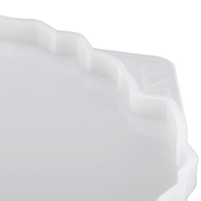 Small Round Washable Silicone Tray Mold Easy Clean Reusable Epoxy Resin Mold Irregular Shape Resin Tray Mold Home Decoration