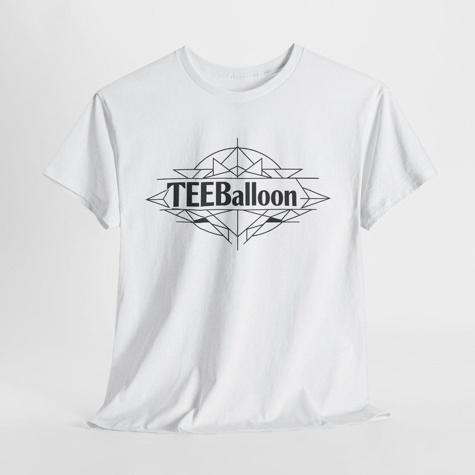 Art Deco Diamond Logo Tee | Geometric Retro Emblem T-Shirt 4XL