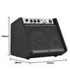 Coolmusic DM20 20W BT Personal Monitor Amplifier for Electric Drums, Keyboards, and Acoustic Guitars