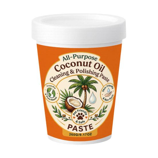 Deep Cleaning Polishing Paste Oil Based Multi-Purpose Coconut Solid