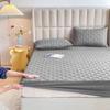 Solid Color Quilted Waterproof Bed Sheet - Thick Brushed Simmons Protective Cover for Home Use