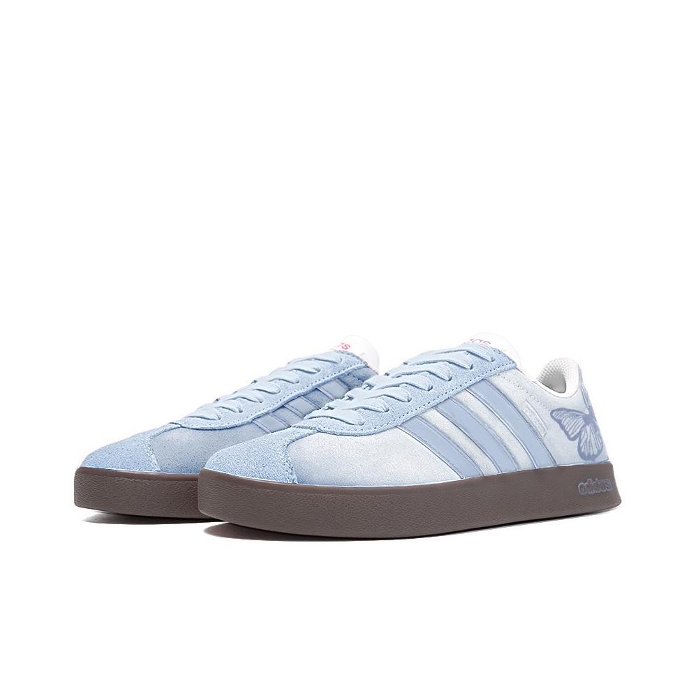 adidas Neo Vl Court Amber Leather Slip Resistant Abrasion Resistant Slip Resistant Abrasion Resistant Low Top HQ1802(Team189-)