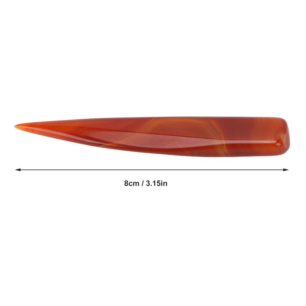 Glossy Finish Agate Burnisher Agate Material Craft Polishing Tool Jewelry Making 8cm