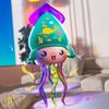 Electric Dancing Octopus Toy with LED Lights Music Obstacle Avoidance Octopus Toy Toddlers Boys Girls Interactive Cartoon Sea Animal