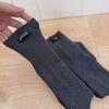 Solid Color Women Stockings Breathable Calf Socks Simple Knee High Socks  Autumn