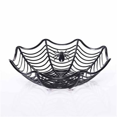Halloween Körbchen Schalen Spinnennetz Arbeitsplatten Obstschale Plastikkörbe Dekoration Halloween Ornament Geschenk für Innen Außen Halloween Party