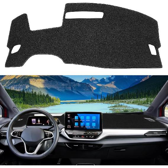 SKYLOTEC Dash Covers Pad Compatible With VW Volkswagen ID.4 ID4    2024 2025 With HUD Dashboard Mats Dash Carpet Protector