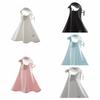 UV Protection Sunscreen Face Cover Solid Color UV Protection Veil Thin Ice Silk Mask  Hiking