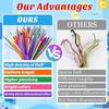 1500-100Pcs Multicolor Craft Pipe Cleaners Chenille Stems Plush Stick DIY Twisting Sticks for Kids Arts Handcraft Decor