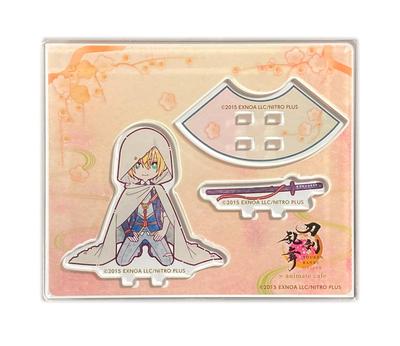Touken Ranbu ONLINE" 10th Anniversary Part 2 × Animate Cafe Kneeling Mini Acrylic Stand Yamabagiri Kunihiro