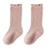 Autumn Baby Ruffle Girls Socks Knee High Cotton Long Sock Kids Soft Solid Toddlers Socks Children Princess Socks for 0-5Y Spring