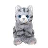 SUN LEMON Knee Cat Plush Small Gray Toy, Size,