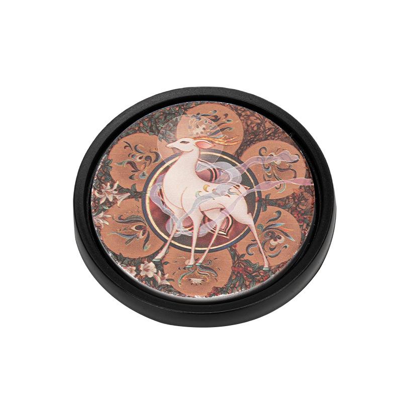 Chinese Style Ceramic Tea Coaster - Kung Fu Tea Ceremony Heat Insulation Cup Mat & Stand Accessories