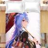 Game Genshin Impact Chongyun Bedding Set Bedroom Soft Modern Bedspreads Comefortable Kids Duvet Cover Quilt Cover And Pillowcase
