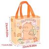 652F Cartoon Carring Bags with Handle 9x9x4Inch Nonwoven Handheld Bags For Birthday