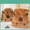 Süße Capybara Plüsch-Kordelzugtasche Hohe Kapazität Tragbarer Organizer