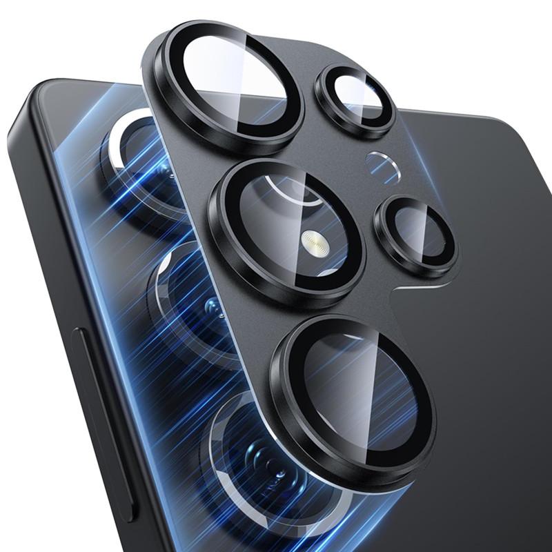 

Metal Ring Glass Camera Lens Protector for Samsung Galaxy S26 S25 Ultra S24 S23 Plus S26Ultra S26Plus S26+ Camera Screen Cover Samsung S23 чорний