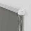 Blackout Roller Blind Grey 80x130 cm Fabric Width 75.7 cm Polyester