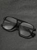 3PCS Classic Fashion Plastic Frame Women Clear Glasses For Men Daily Life Take Photo Eyeglasses Clothing Accessories.