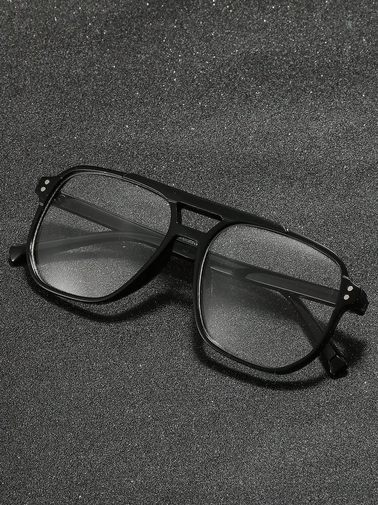 3PCS Classic Fashion Plastic Frame Women Clear Glasses For Men Daily Life Take Photo Eyeglasses Clothing Accessories.