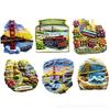 Amerikanische Kühlschrankaufkleber, Heimdekoration, Magnetische Fliesen-Accessoires als Reiseerinnerung an San Francisco, 3D kreative Souvenirs