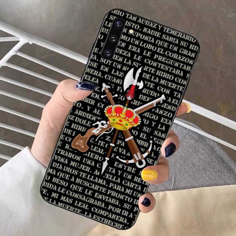 YNDFCNB Spanish Legion Phone Case for Redmi Note 8 7 9 4 6 Pro Max T X 5A 3 10 Lite Pro