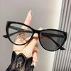 Fashion Trendy Anti-Blue Light Near Sight Eyewear Women Cat Eye Myopia Photochromic Glasses Vintage Lens Minus Eyewear 0 To -4.0